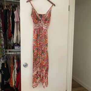 Gorgeous Floral Sharkbite Maxi